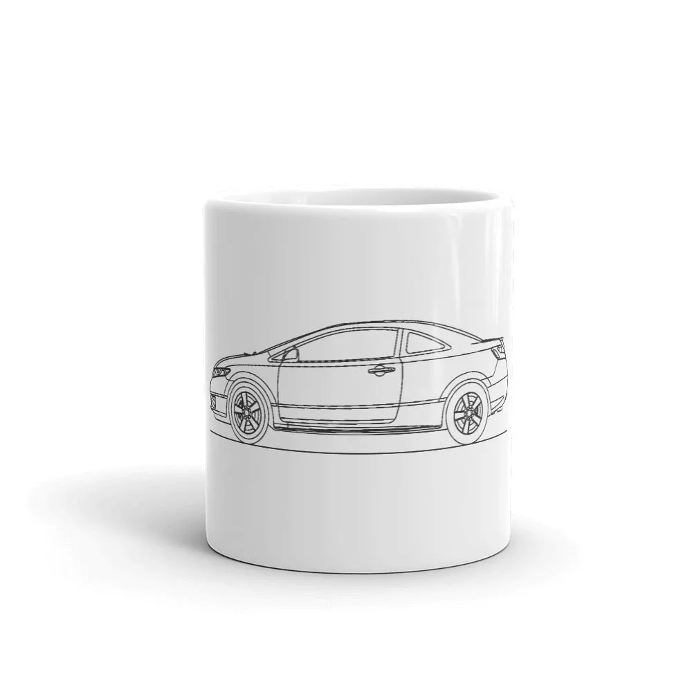 Honda Civic FG1 Outline Mug