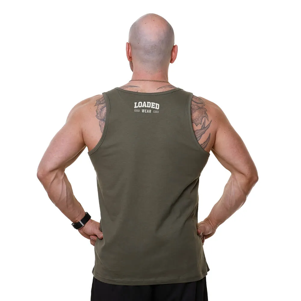 I Have A Sixpack Tank - Washed Green