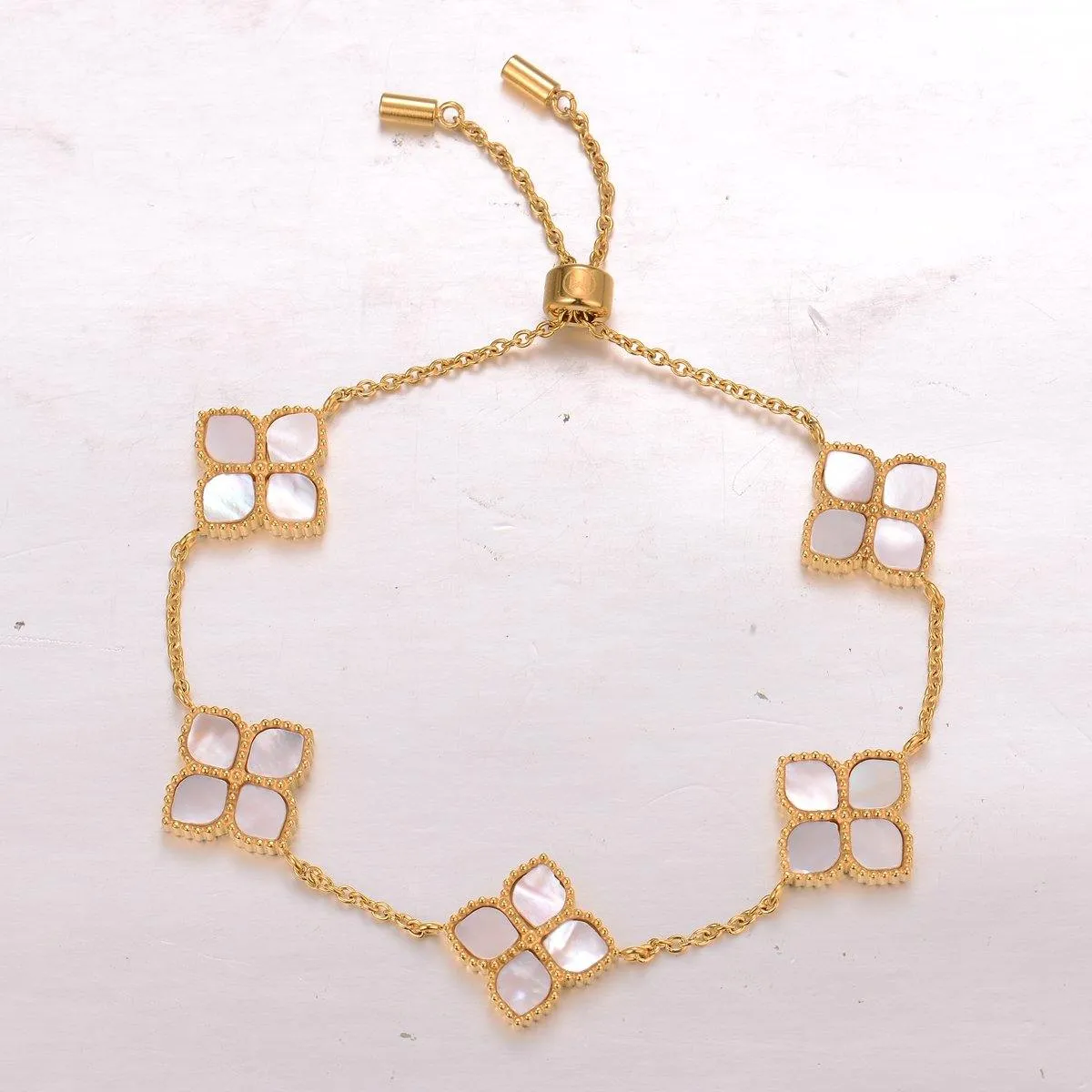 Joory / Bracelet Pearl Gold