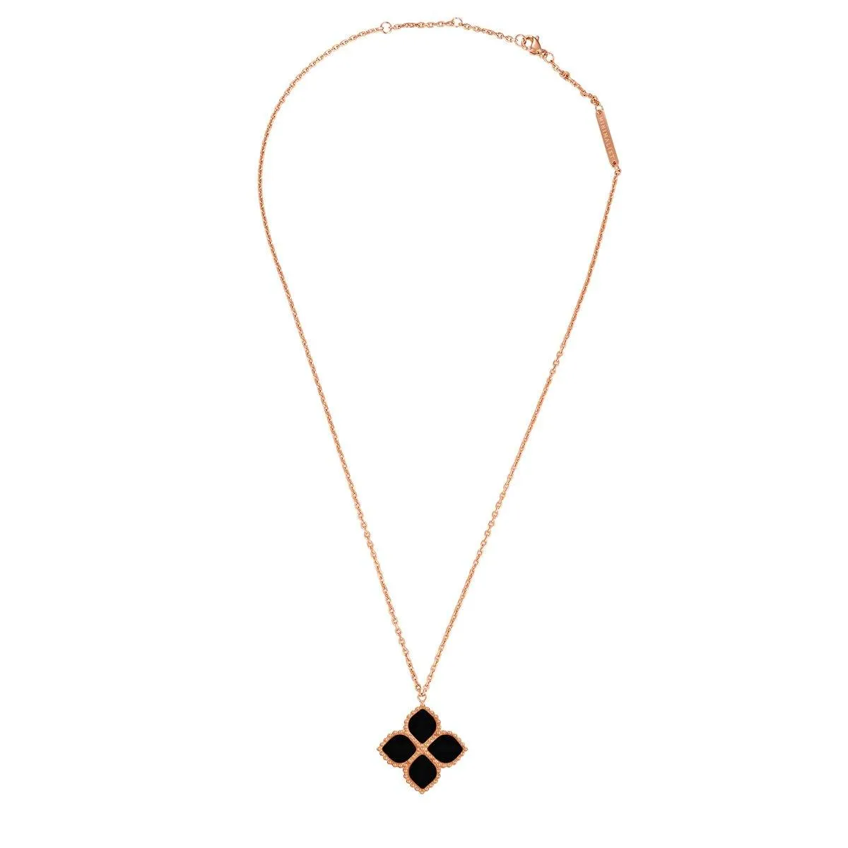 Joory / Necklace Black Rose Gold
