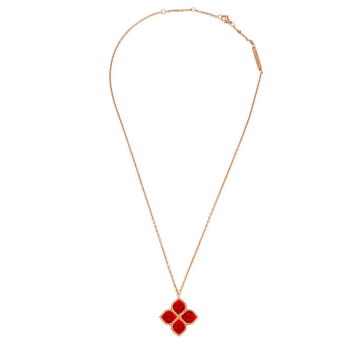 Joory / Necklace Red Rose Gold