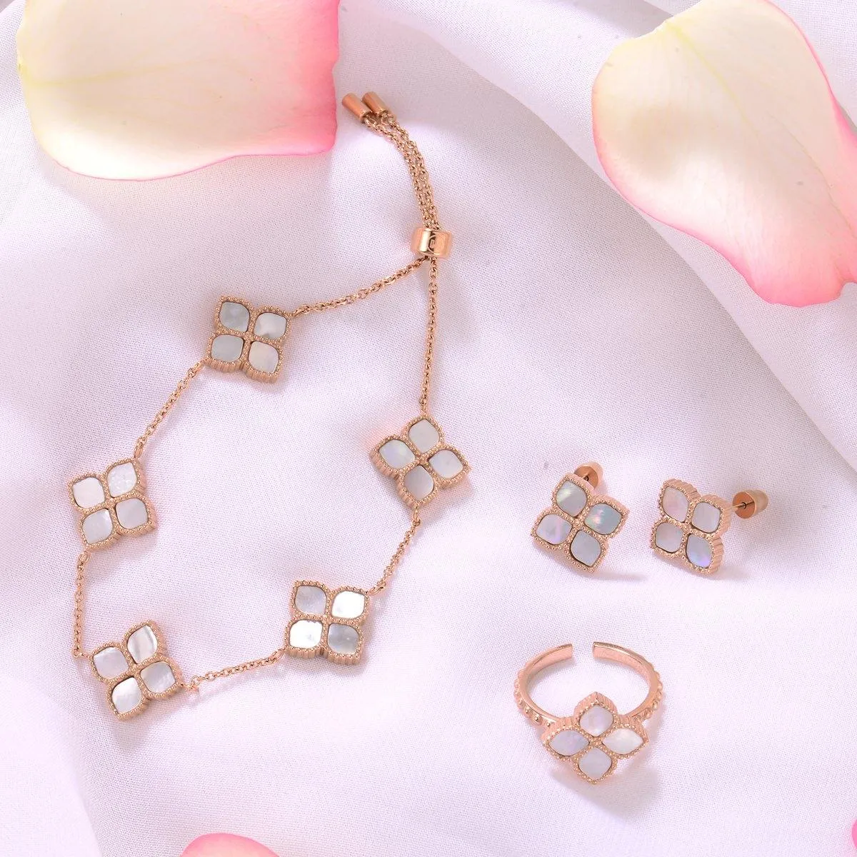 Joory / Set Pearl Rose Gold