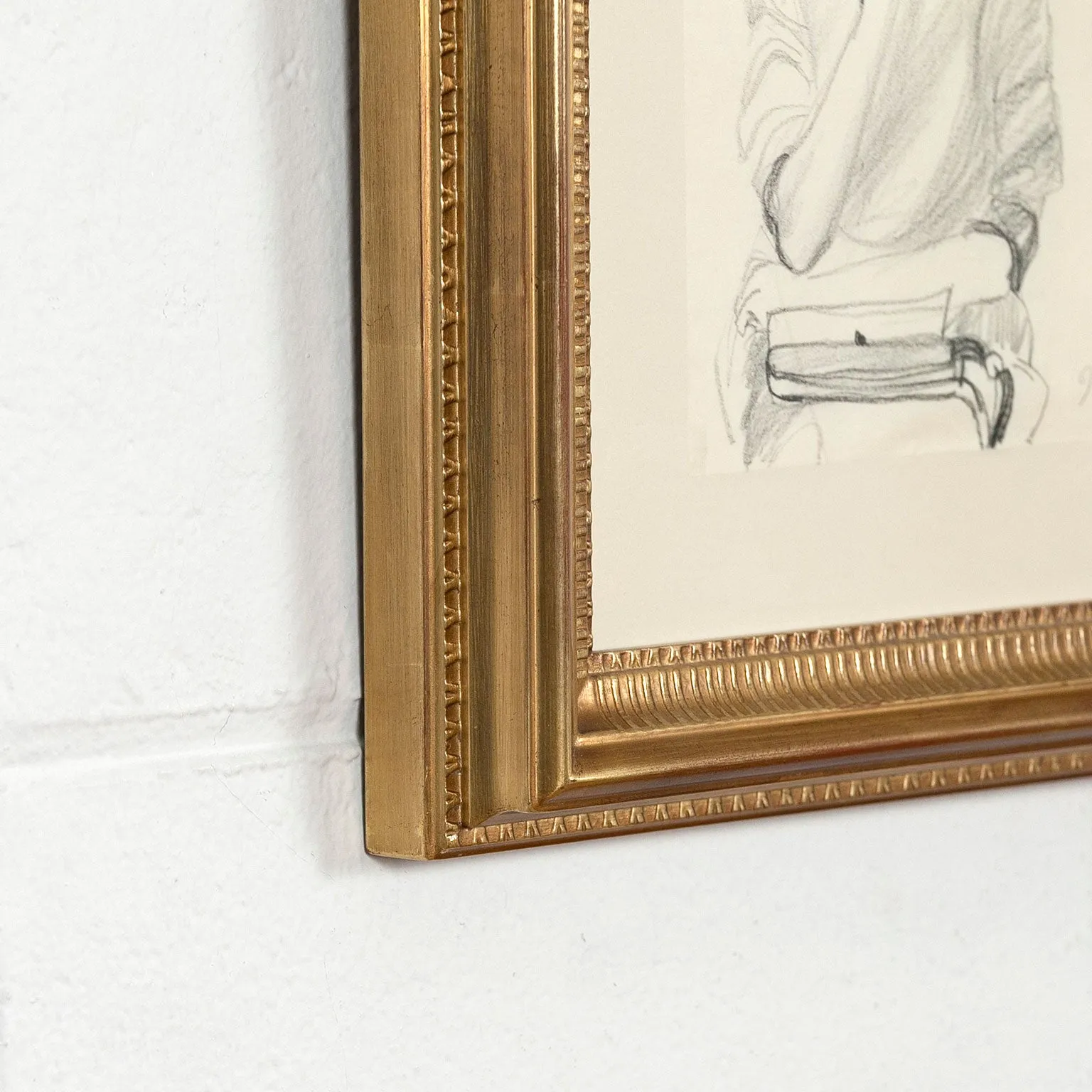 JOYCE WIELAND "SELF PORTRAIT" DRAWING, 1965
