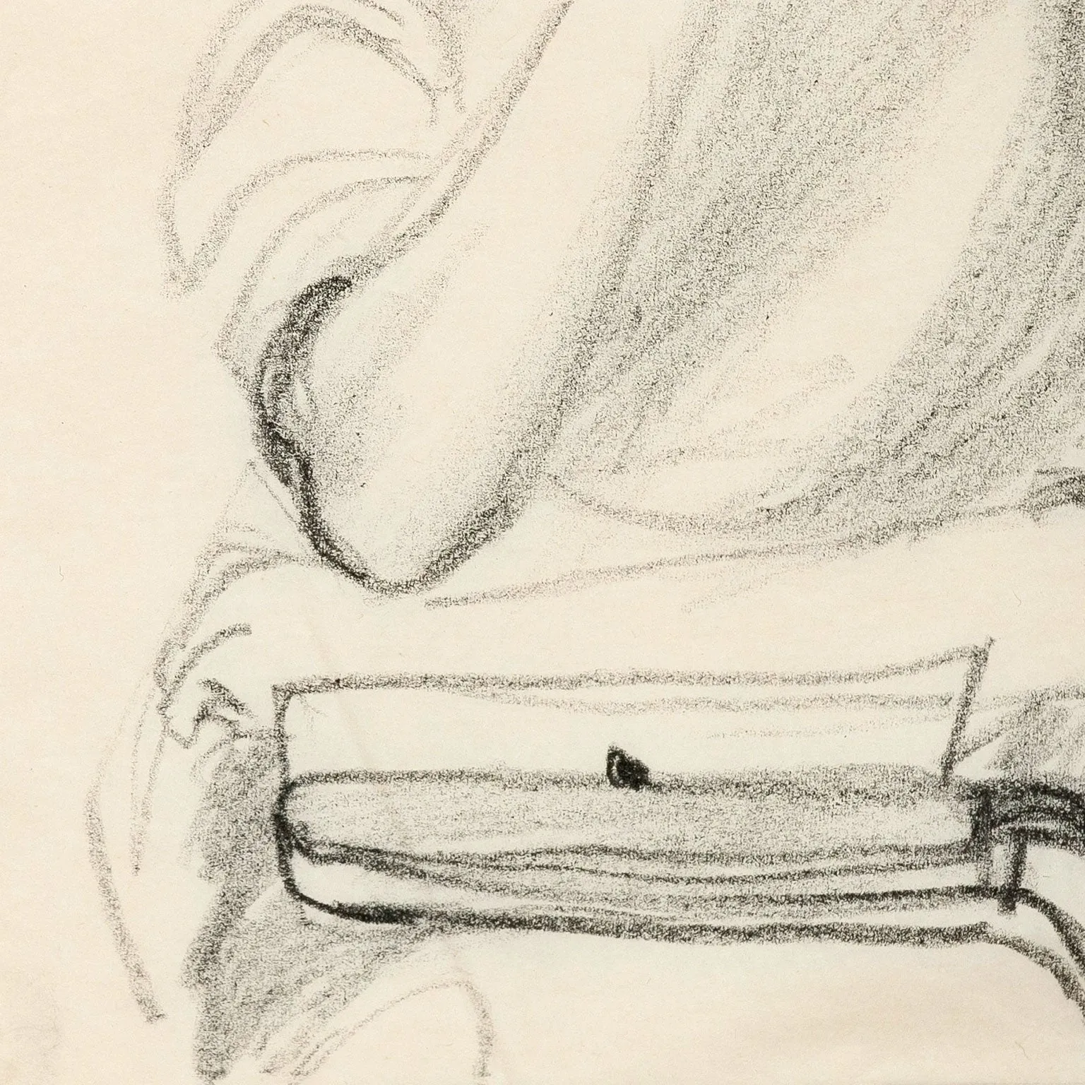 JOYCE WIELAND "SELF PORTRAIT" DRAWING, 1965