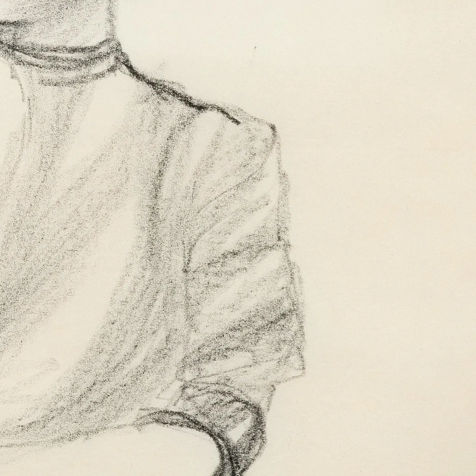 JOYCE WIELAND "SELF PORTRAIT" DRAWING, 1965