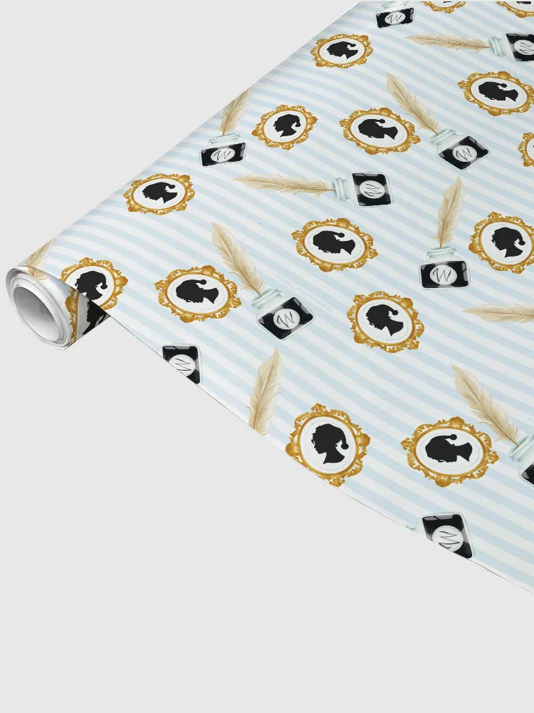 Lady Whistledown Pattern Wrapping Paper
