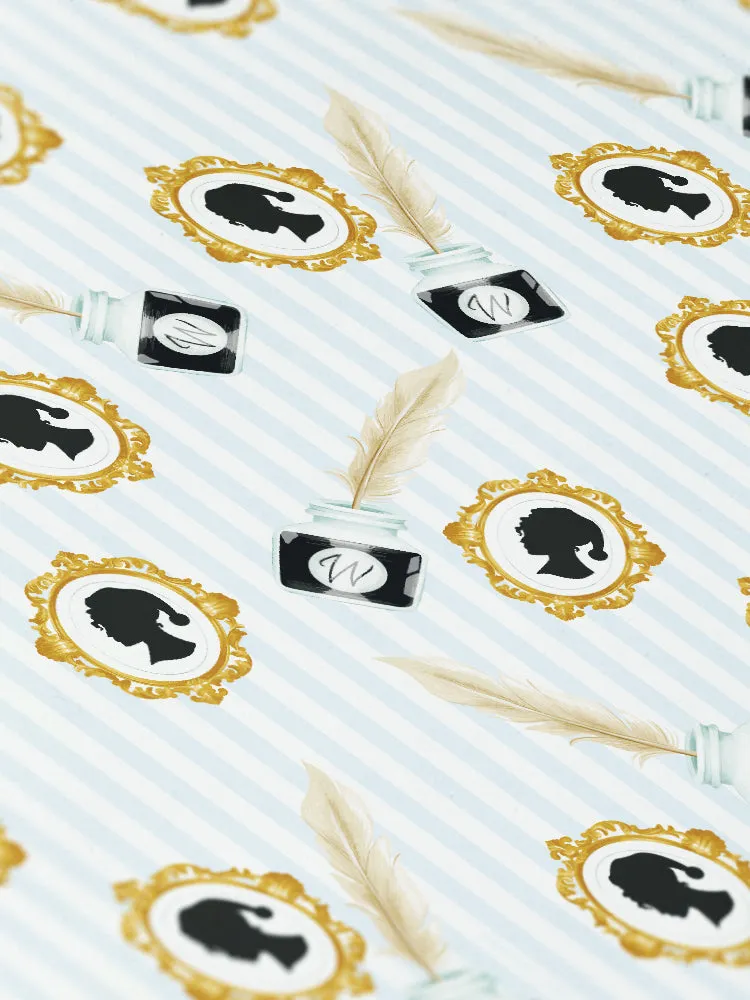 Lady Whistledown Pattern Wrapping Paper