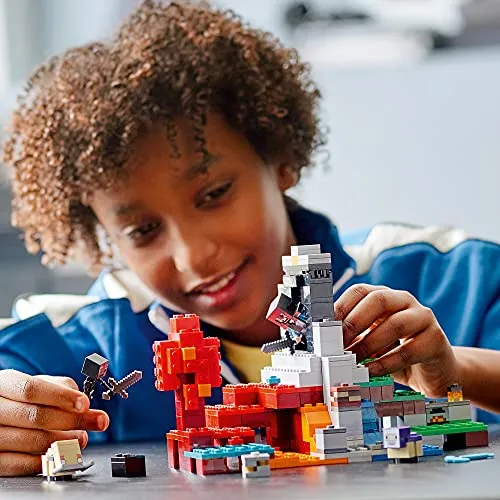 LEGO Minecraft The Ruined Portal 21172 Building Toy Set for Kids, Boys, and Girls Ages 8  (316 Pieces)