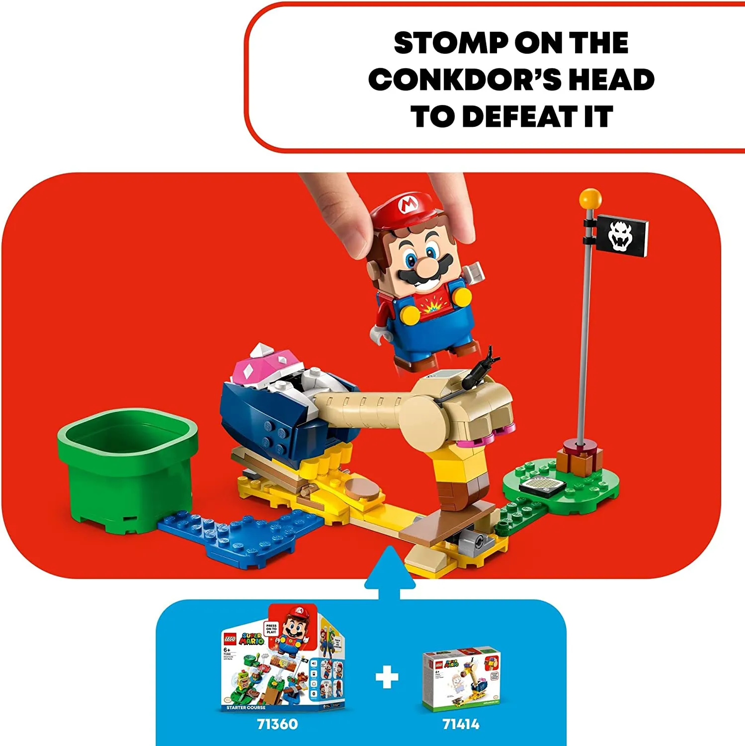 Lego Super Mario Conkdor's Noggin Bopper Expansion Set (71414)
