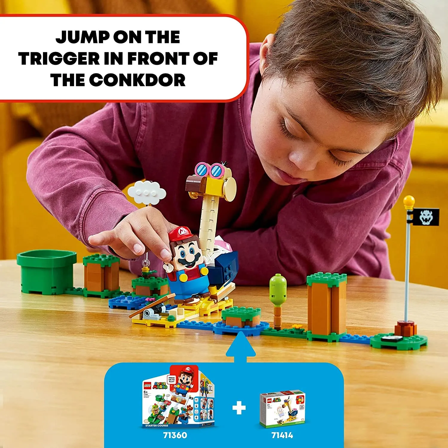 Lego Super Mario Conkdor's Noggin Bopper Expansion Set (71414)