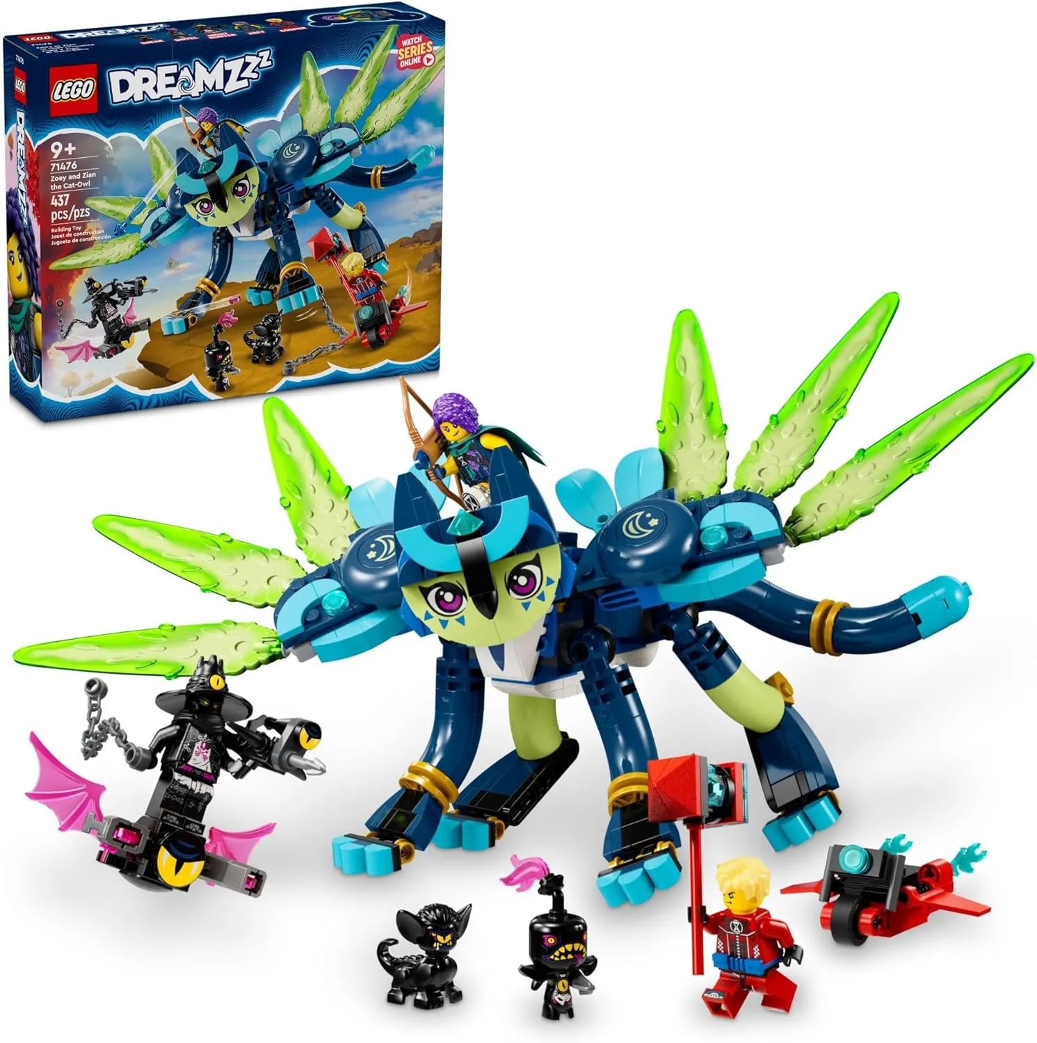 Lego Zoey and Zian the Cat-Owl (71476)