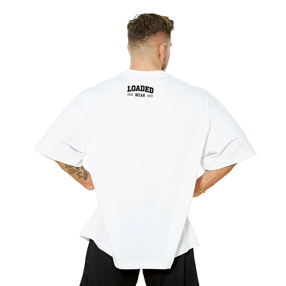 Loaded XL Logo Oversize Tee - White