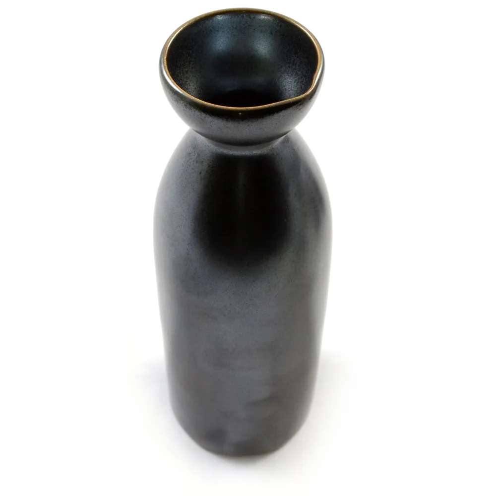Matt Silver Glazed Japanese Sake Set