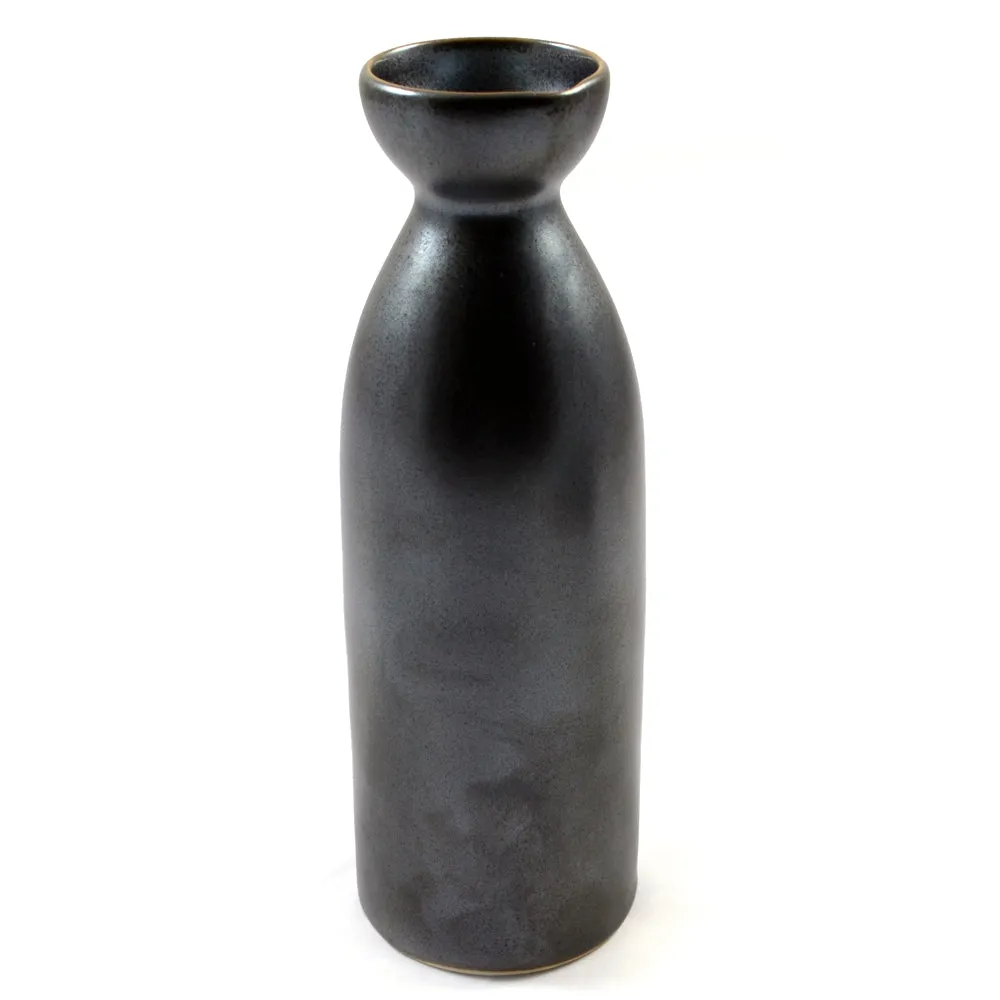 Matt Silver Glazed Japanese Sake Set