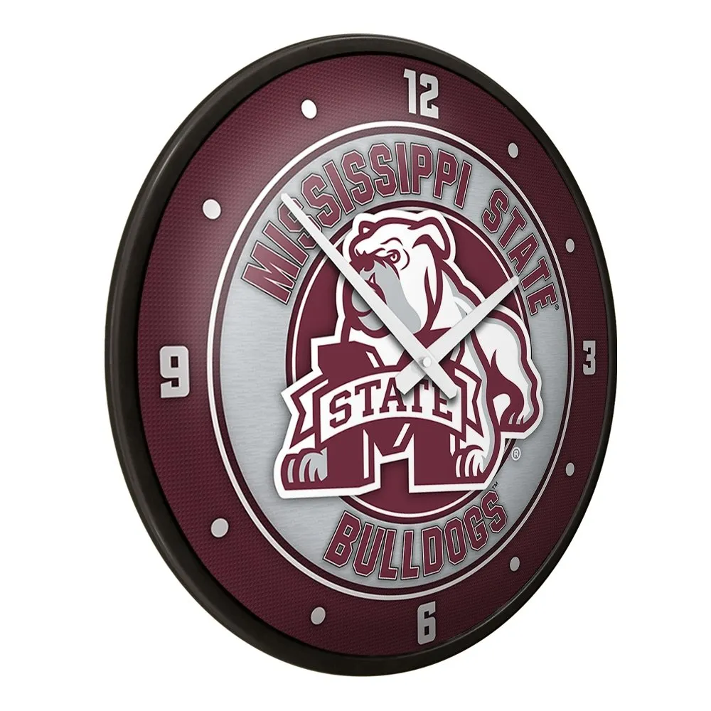 Mississippi State Bulldogs: Mascot - Modern Disc Wall Clock
