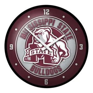 Mississippi State Bulldogs: Mascot - Modern Disc Wall Clock