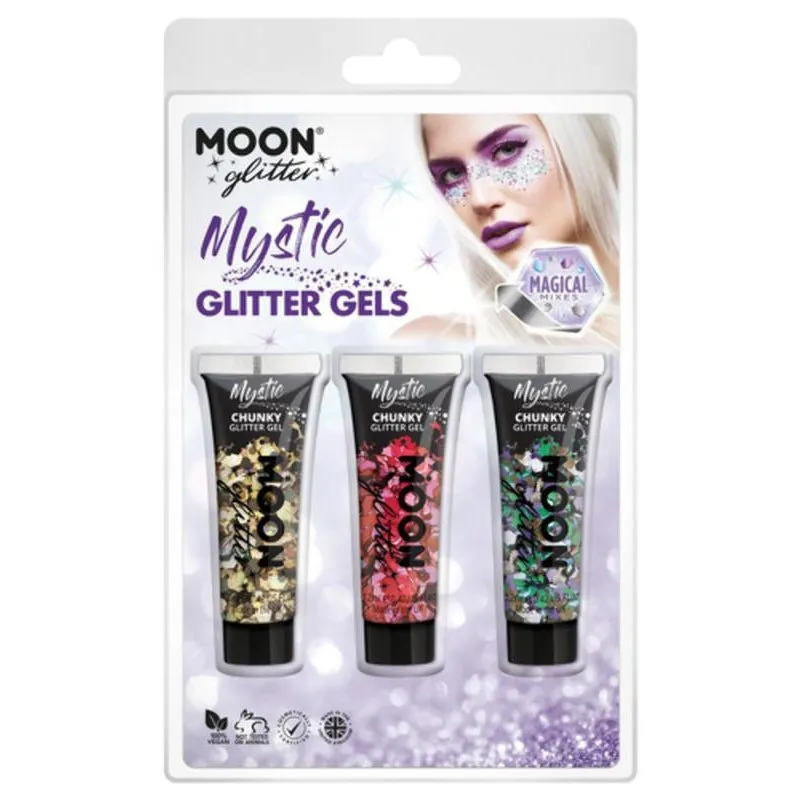 Moon Glitter Mystic Chunky Glitter Gel, Luxe, Valentines, Galaxy