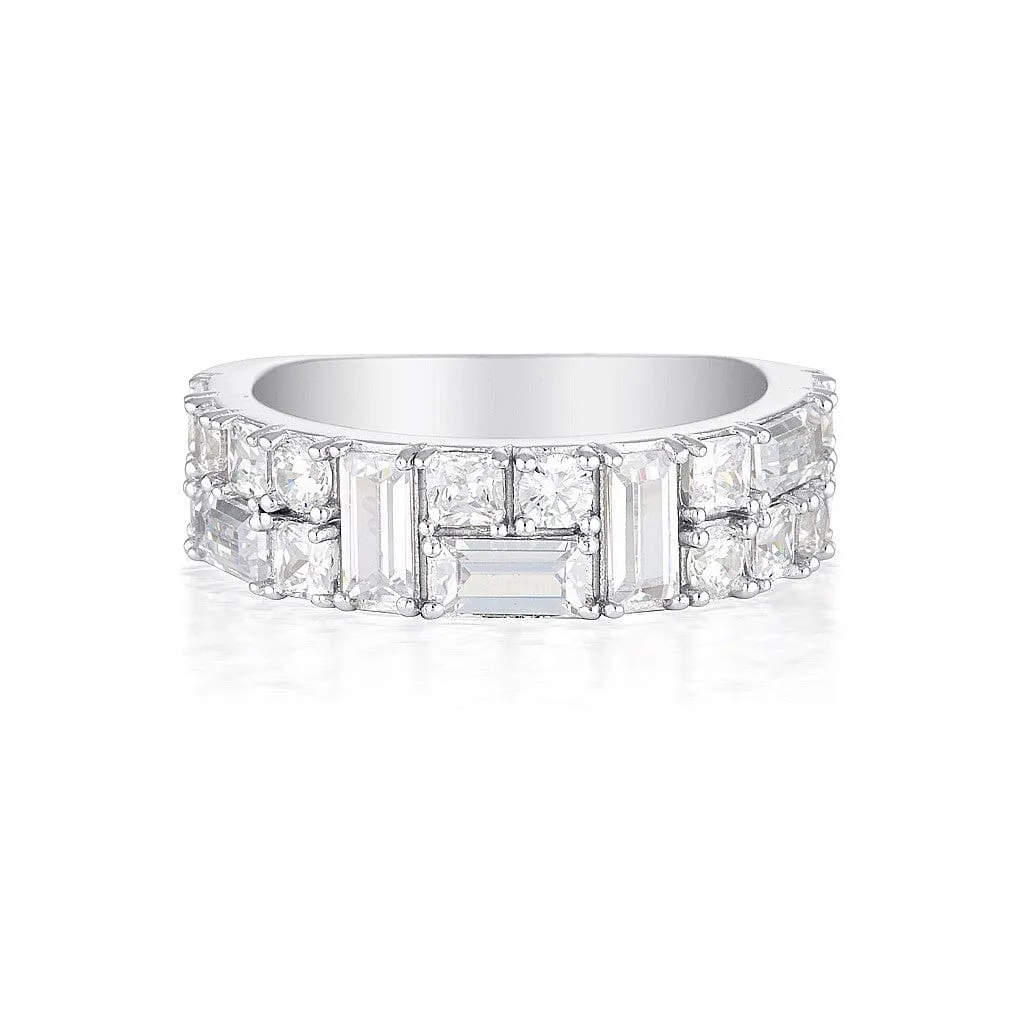 MOSAIC SILVER BAND - 10