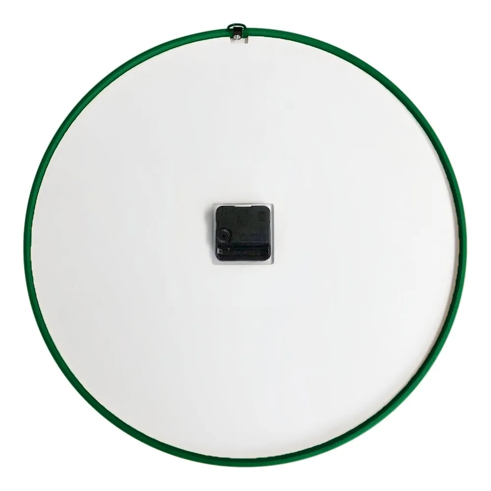 North Texas Mean Green: Modern Disc Wall Clock