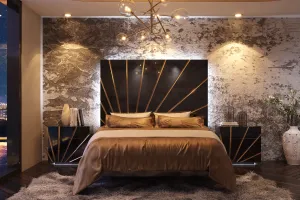Oro Black Bedroom SET