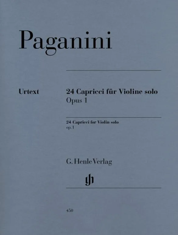 Paganini, 24 Caprices Op. 1 for Violin (Henle)