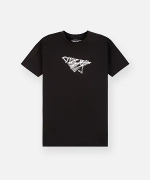 Paper Planes Warped Black Tee