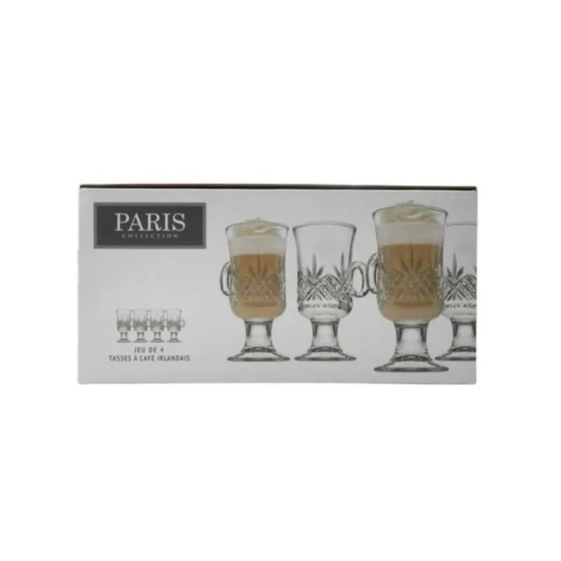 Paris Irish Coffee Mug Set Of 4