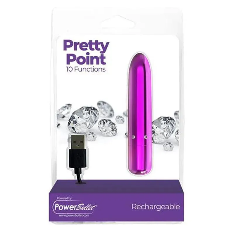 Pretty Point 4in Power Bullet Purple