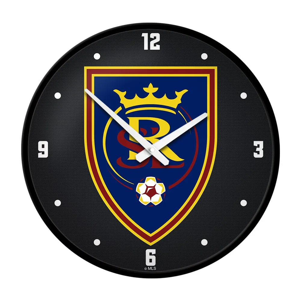 Real Salt Lake: Modern Disc Wall Clock
