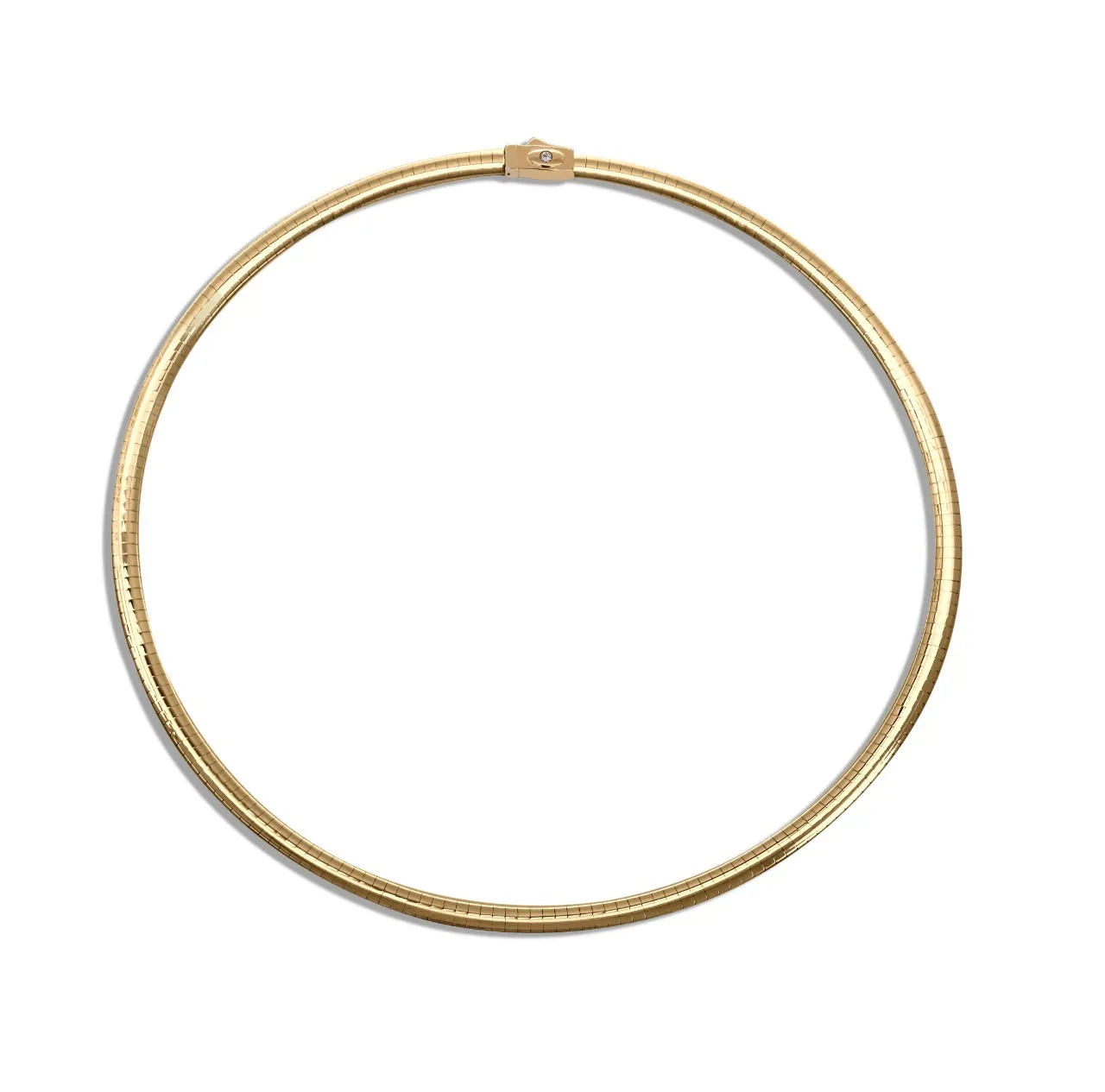 Reversible Monarch Diamond Omega Necklace