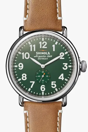 RUNWELL 47MM GREEN SHINOLA WATCH