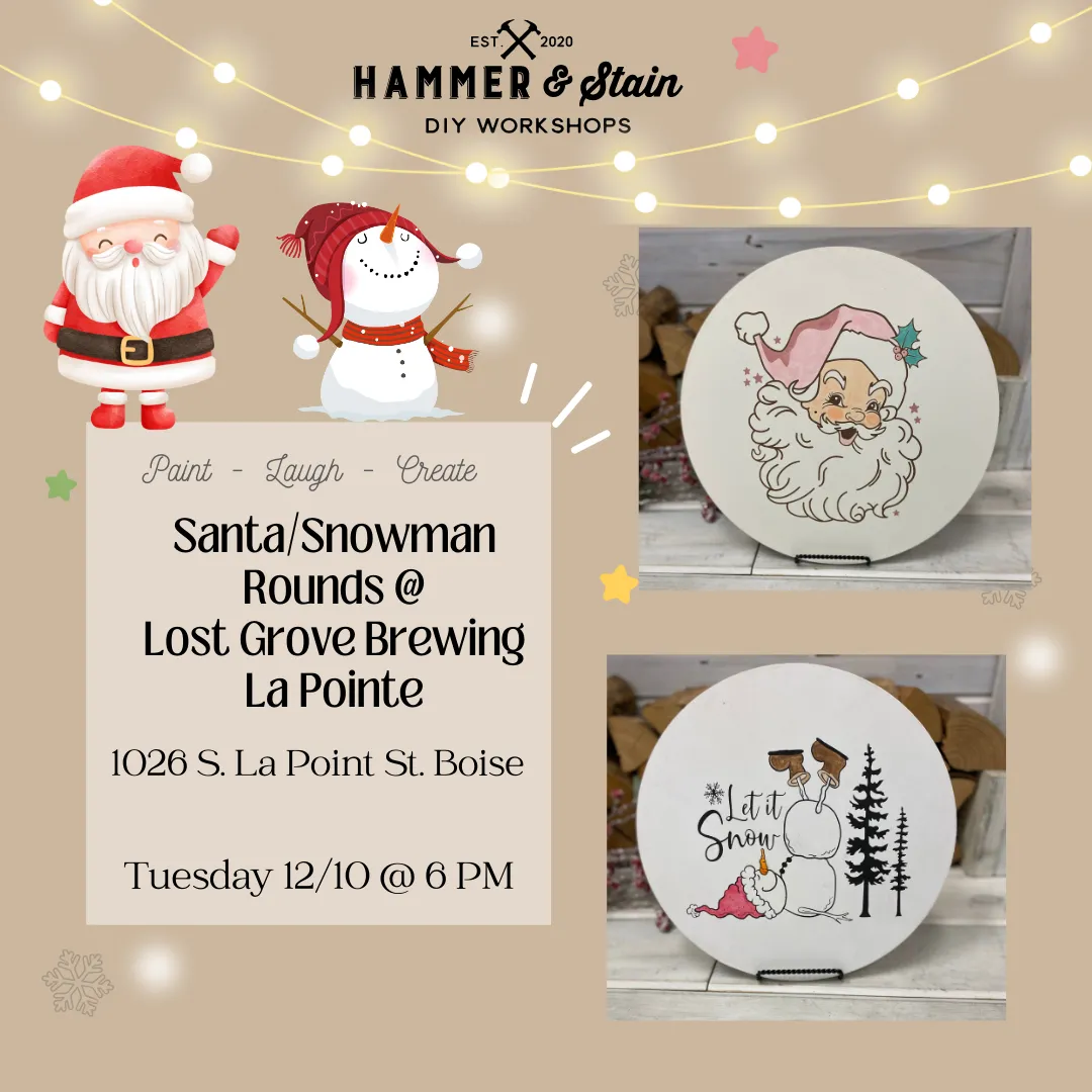Santa/Snowman Rounds @ Lost Grove Brewing