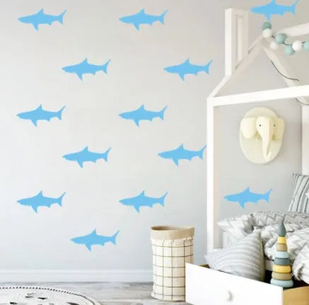 Sharks Wall Stickers (16pcs/set)