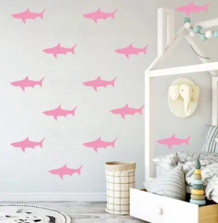 Sharks Wall Stickers (16pcs/set)