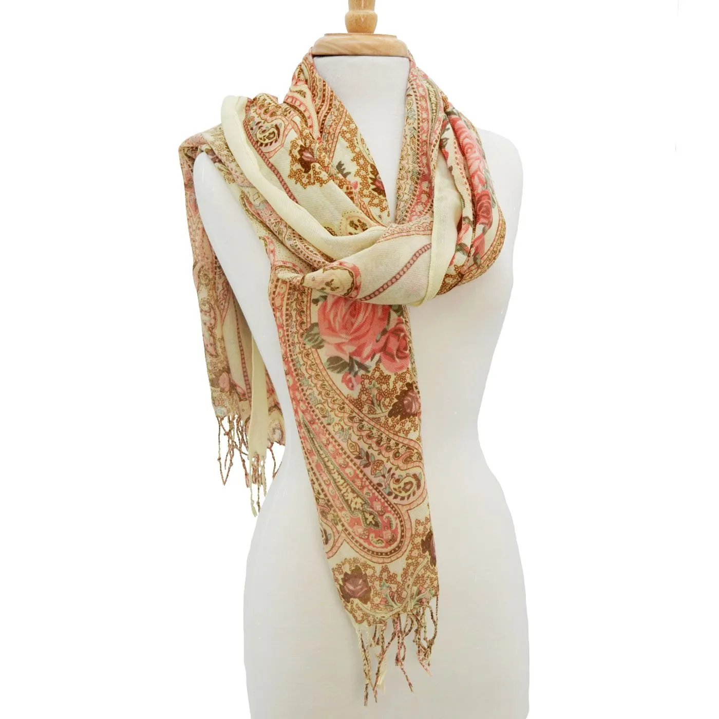 Shay Paisley Print Scarf