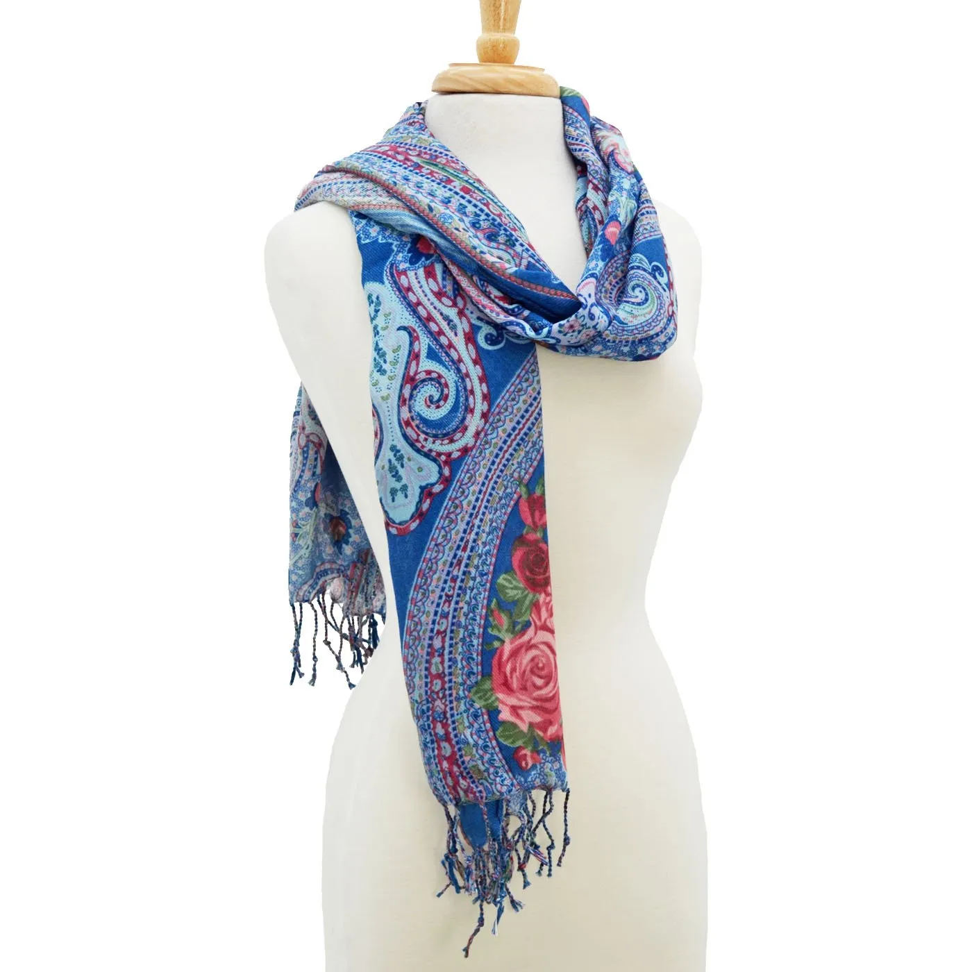 Shay Paisley Print Scarf