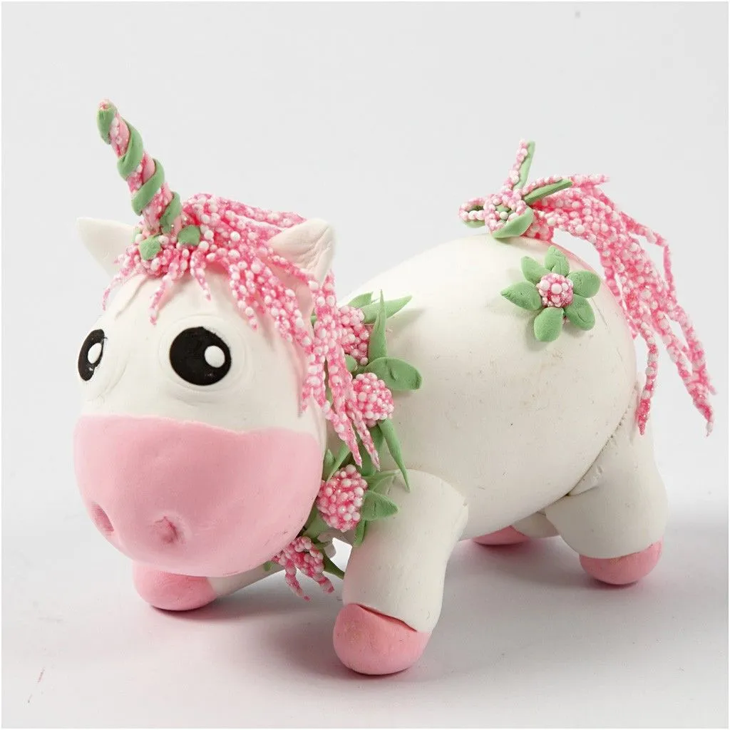 Silk Clay Rose Funny Friends DIY Set For Unicorn Making Moulding Modelling Crafts