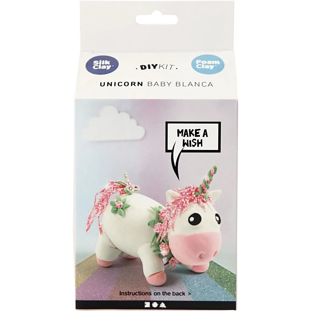 Silk Clay Rose Funny Friends DIY Set For Unicorn Making Moulding Modelling Crafts