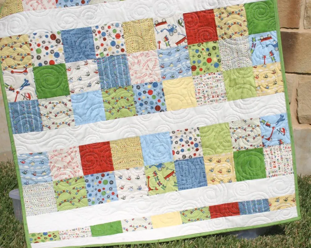 Simply Sashed Quilt Pattern - Charm Pack Friendly