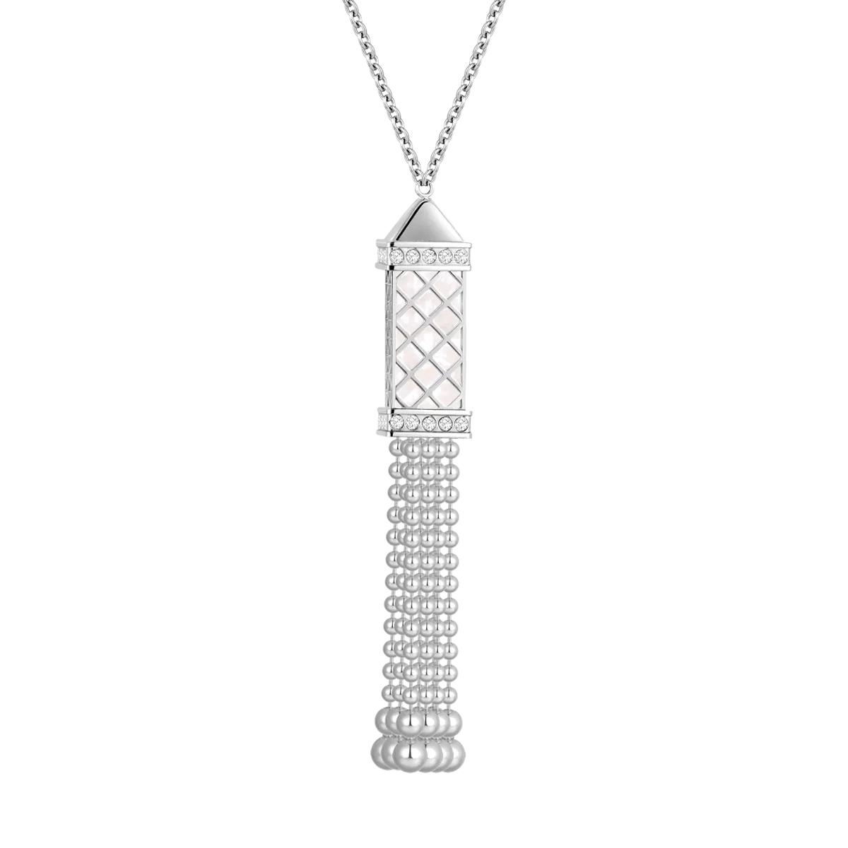 Tassel / Set Pearl Silver