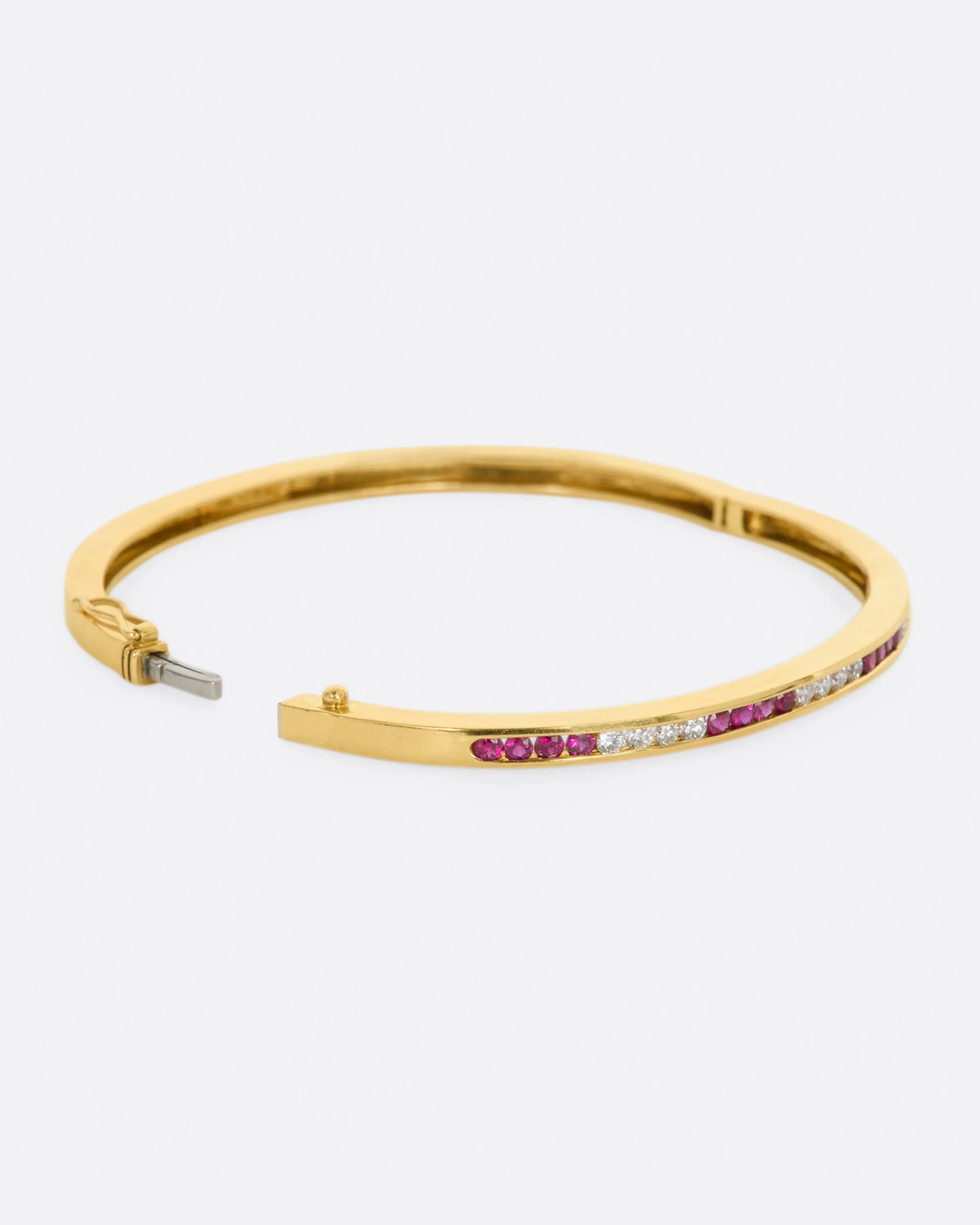 Tiffany & Co. Ruby and Diamond Bangle Bracelet