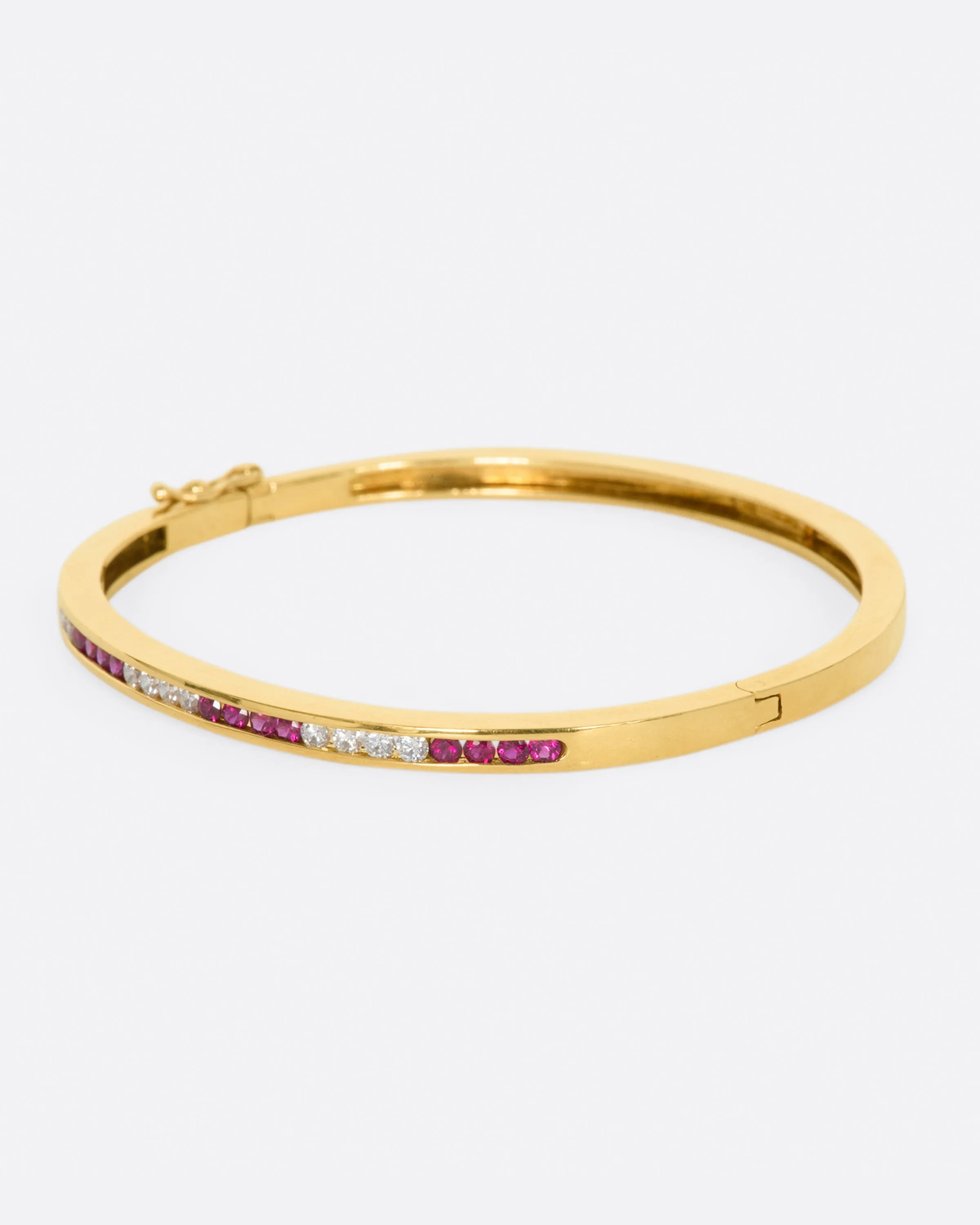 Tiffany & Co. Ruby and Diamond Bangle Bracelet