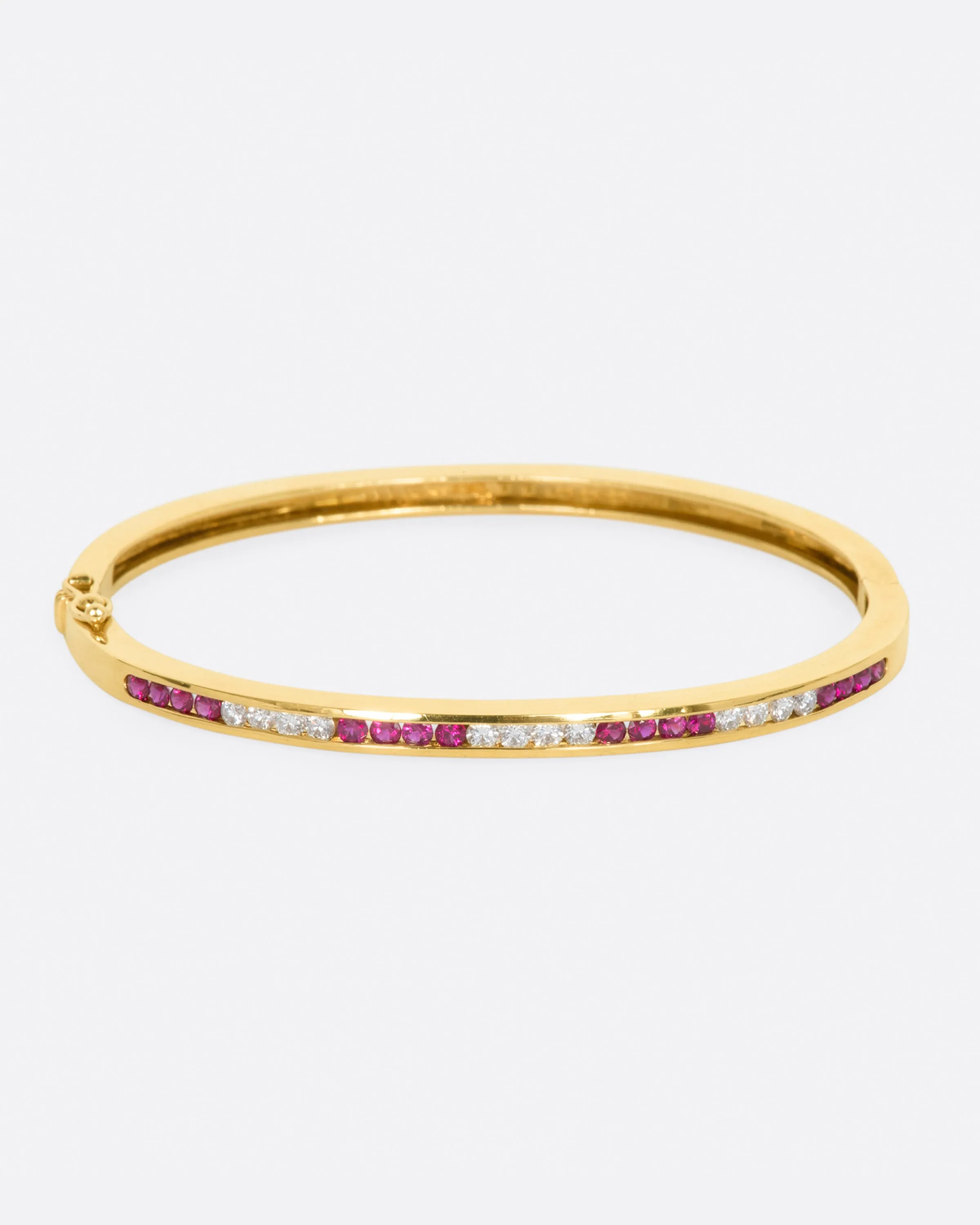 Tiffany & Co. Ruby and Diamond Bangle Bracelet