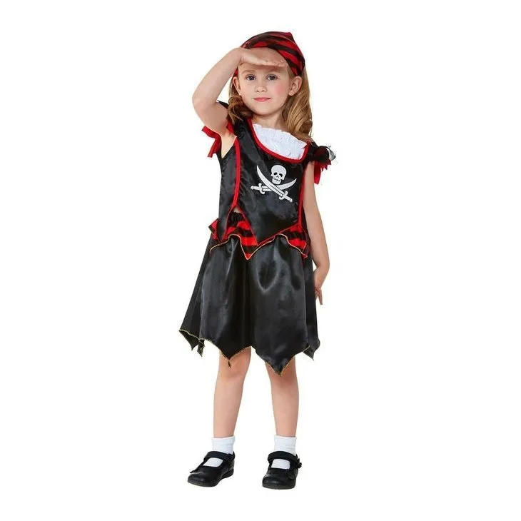 Toddler Pirate Skull & Crossbones Costume