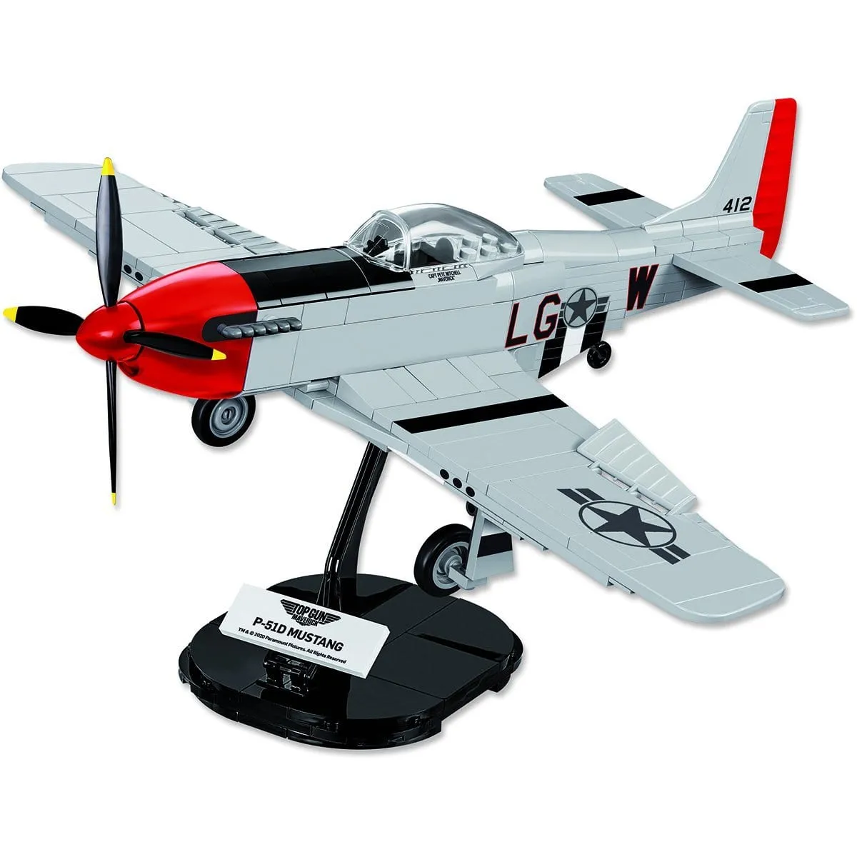 Top Gun Mustang P-51D 265pc Set Cobi Blocks