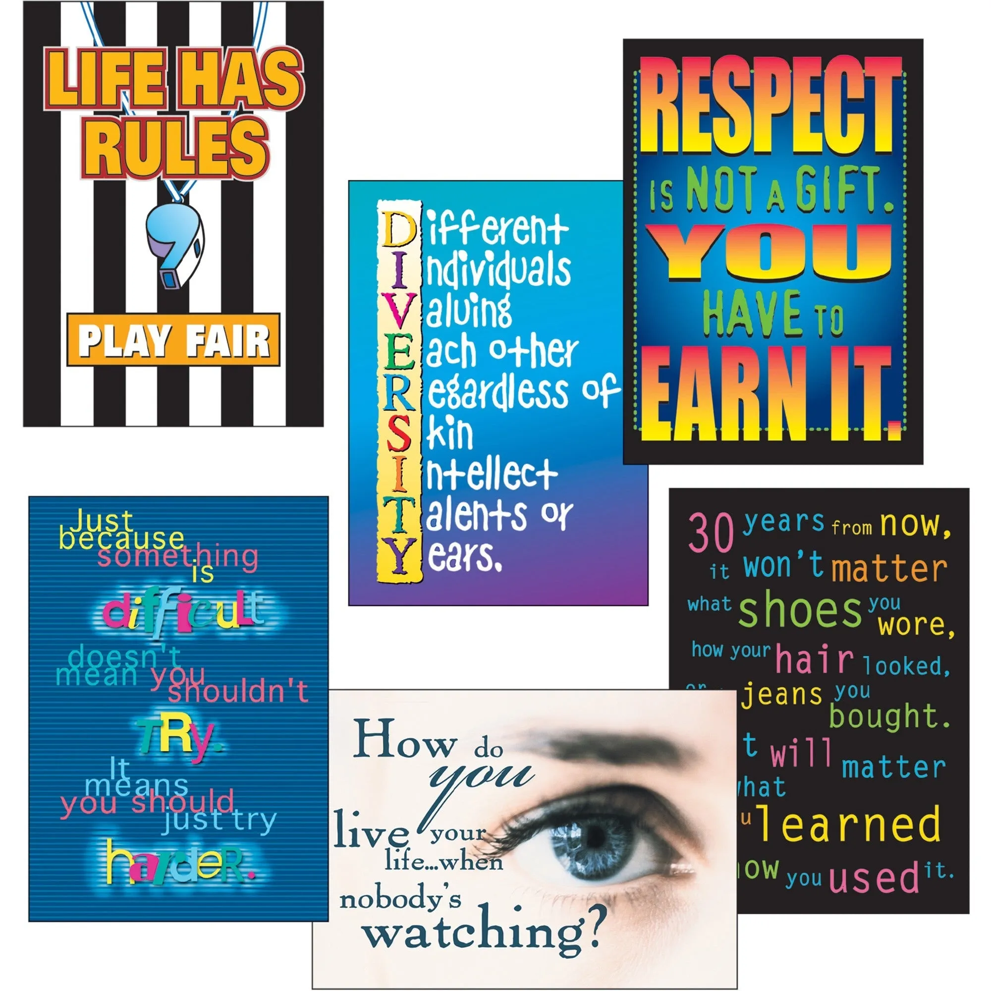 Trend Building Character Posters Combo Pack