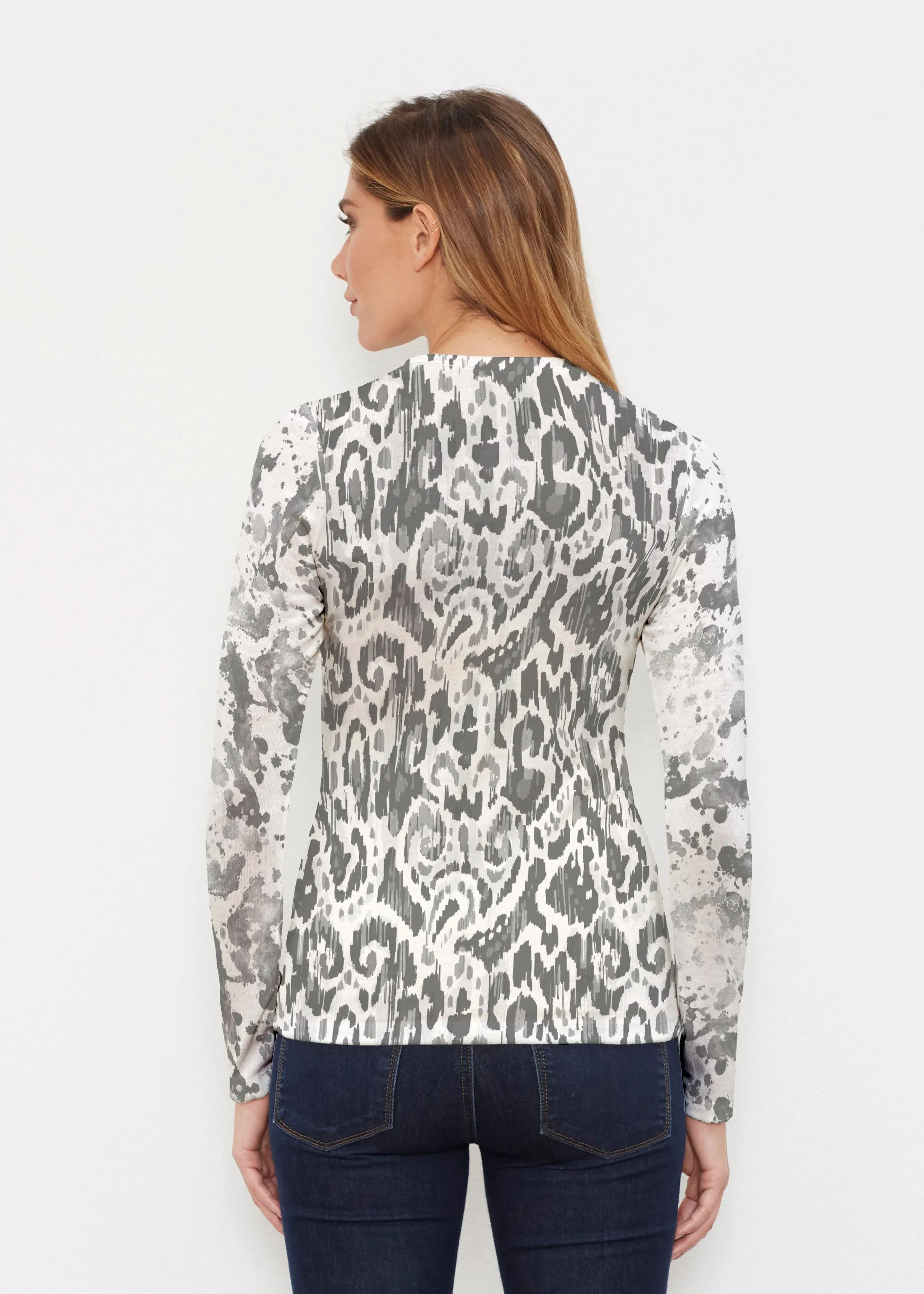 Trixie (8057) ~ Butterknit Long Sleeve Crew Top