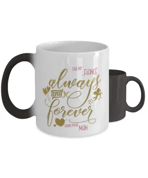 Valentine's Day Fiance Color Changing Coffee Mug