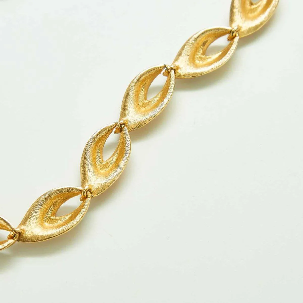 Vintage Pave Link Statement Necklace