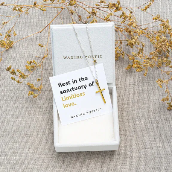 Waxing Poetic - Sanctuary Of Love Cross Necklace